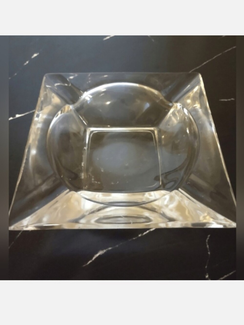 Antique Glass Ashtray